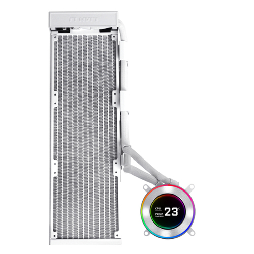 Lian-Li Hydroshift II LCD-C 360 Fanless ARGB Blanc - Watercooling - 1