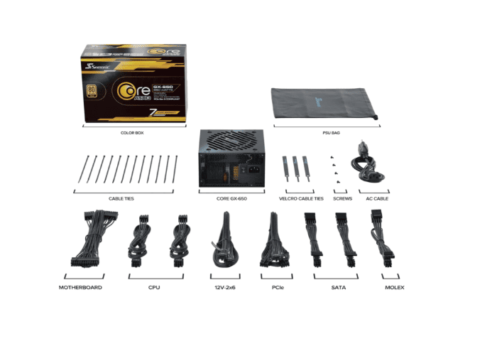 Seasonic 80+ Gold (650W) - Alimentation Seasonic - grosbill.com - 1