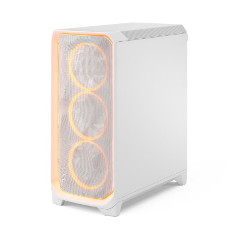 Fractal Design Meshify 3 Ambience P RGB TG Blanc-MT/SsAlim/E-ATX Blanc - Boîtier PC - 6