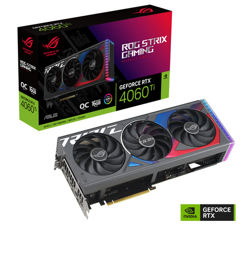 Asus ROG-STRIX-RTX4060TI-O16G-GAMING  - Carte graphique Asus - 0