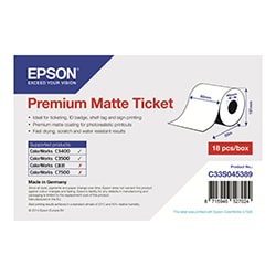 image produit Epson  Rouleau Papier pour TM-C30 80mmx50m Grosbill