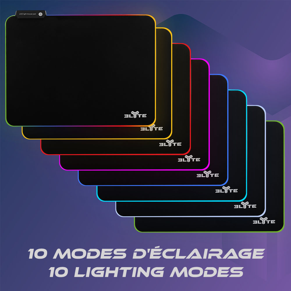 ELYTE PY-200 RGB - Tapis de souris ELYTE - grosbill.com - 3