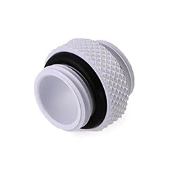 CONSTRUCTEUR Fitting Mâle/Mâle droit blanc - 14mm