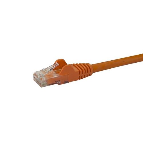 0.5m Orange Snagless Cat6 Patch Cable - Achat / Vente sur grosbill.com - 1