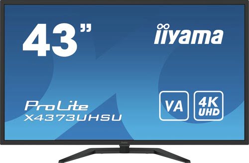 Iiyama 43"  X4373UHSU-B1 - Ecran PC Iiyama - grosbill.com - 0