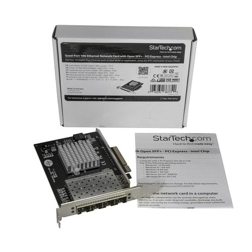 4 PORT PCIE NETWORK CARD WITH - Achat / Vente sur grosbill.com - 4