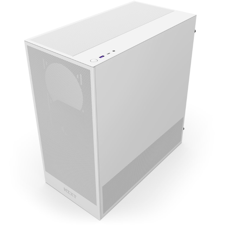 NZXT H5 Flow Blanc Blanc - Boîtier PC NZXT - grosbill.com - 3