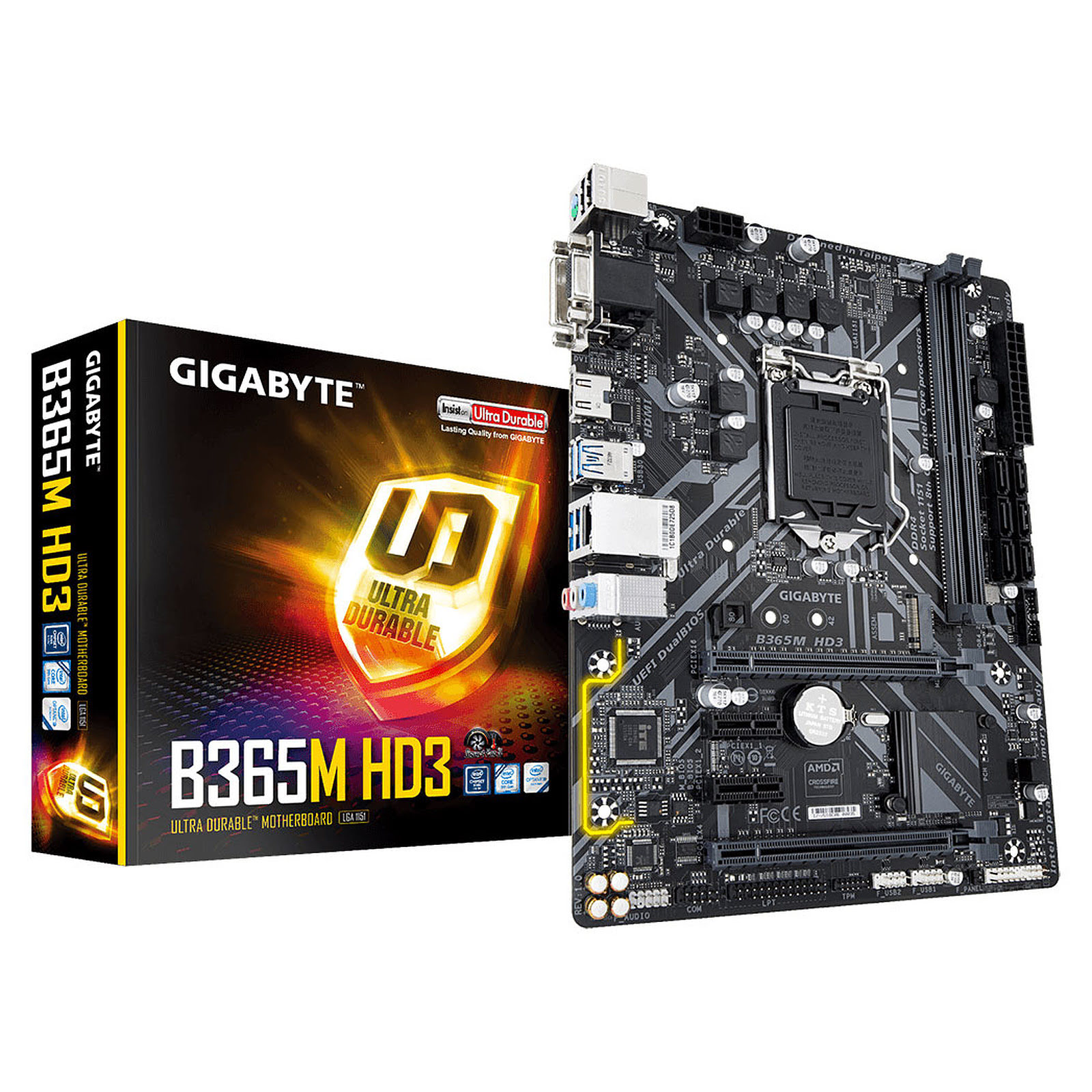 Gigabyte B365 HD3 ATX  - Carte mère Gigabyte - grosbill.com - 0