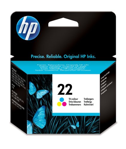 HP HP Ink Cart 22/3c small 5ml 1pk - Achat / Vente Consommable imprimante sur grosbill.com - 1