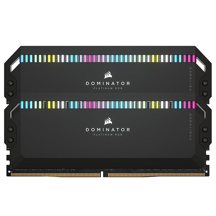 Corsair Dominator Platinum RGB 64Go (2x32Go) DDR5 5200MHz - Mémoire PC Corsair sur grosbill.com - 0