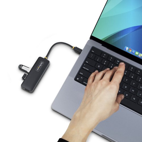 HUB USB-C 4 PORTS 5GBPS USB- - Achat / Vente sur grosbill.com - 8