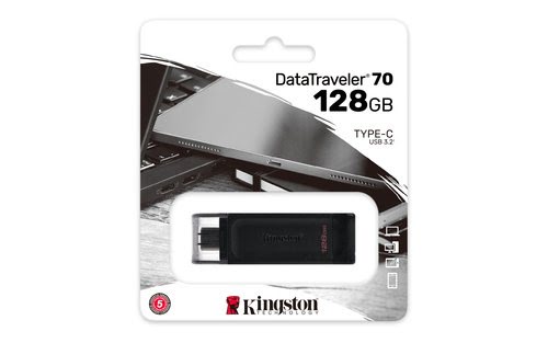 128GB USB-C 3.2 Gen 1 DataTraveler 70 - Achat / Vente sur grosbill.com - 6