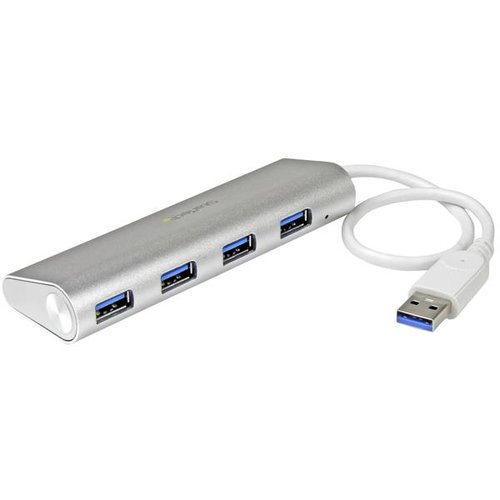 4 Port Portable USB 3.0 Hub - Aluminum - Achat / Vente sur grosbill.com - 0