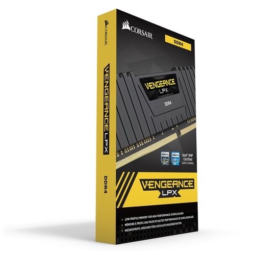 Corsair Vengeance LPX schwarz, DDR4-3200, CL16 - 64 GB Quad-Kit - Achat / Vente sur grosbill.com - 4