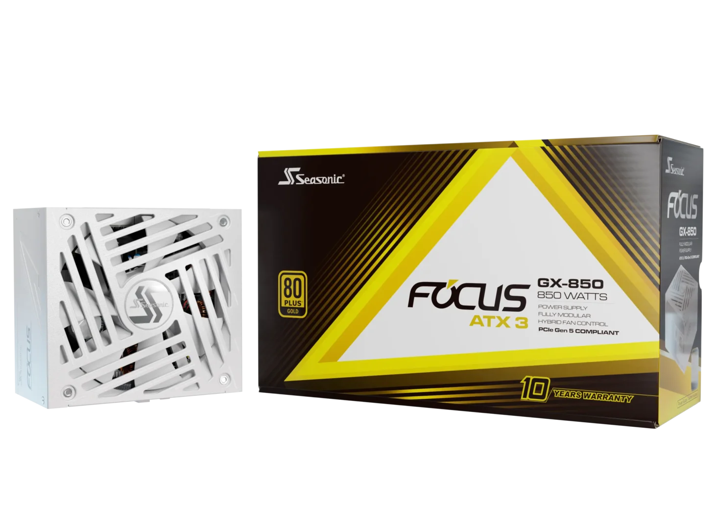 Seasonic FOCUS-GX-850-V4-WHITE (850W 80+ Gold) - Alimentation - 0