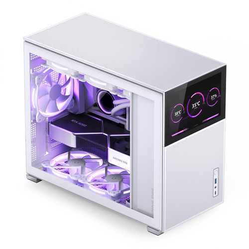Jonsbo D31 Mesh Blanc Screen Blanc - Boîtier PC Jonsbo - 1