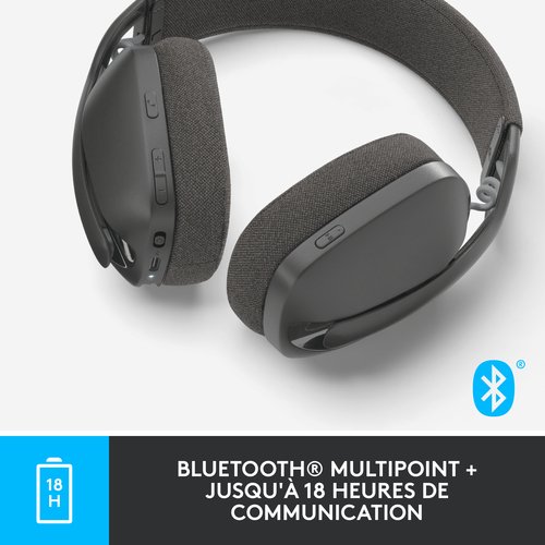 Logitech Zone Vibe 100 Graphite Stereo Graphite - Micro-casque - 11