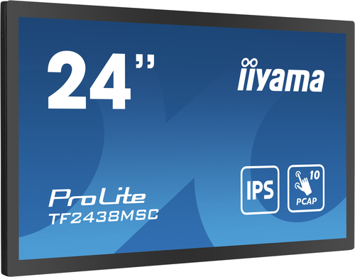 Iiyama Prolite TF2438MSC-B1 - 24" Tactile FHD IPS 5ms HDMI DispalyPort (TF2438MSC-B1) - Achat / Vente Affichage collaboratif sur grosbill.com - 1