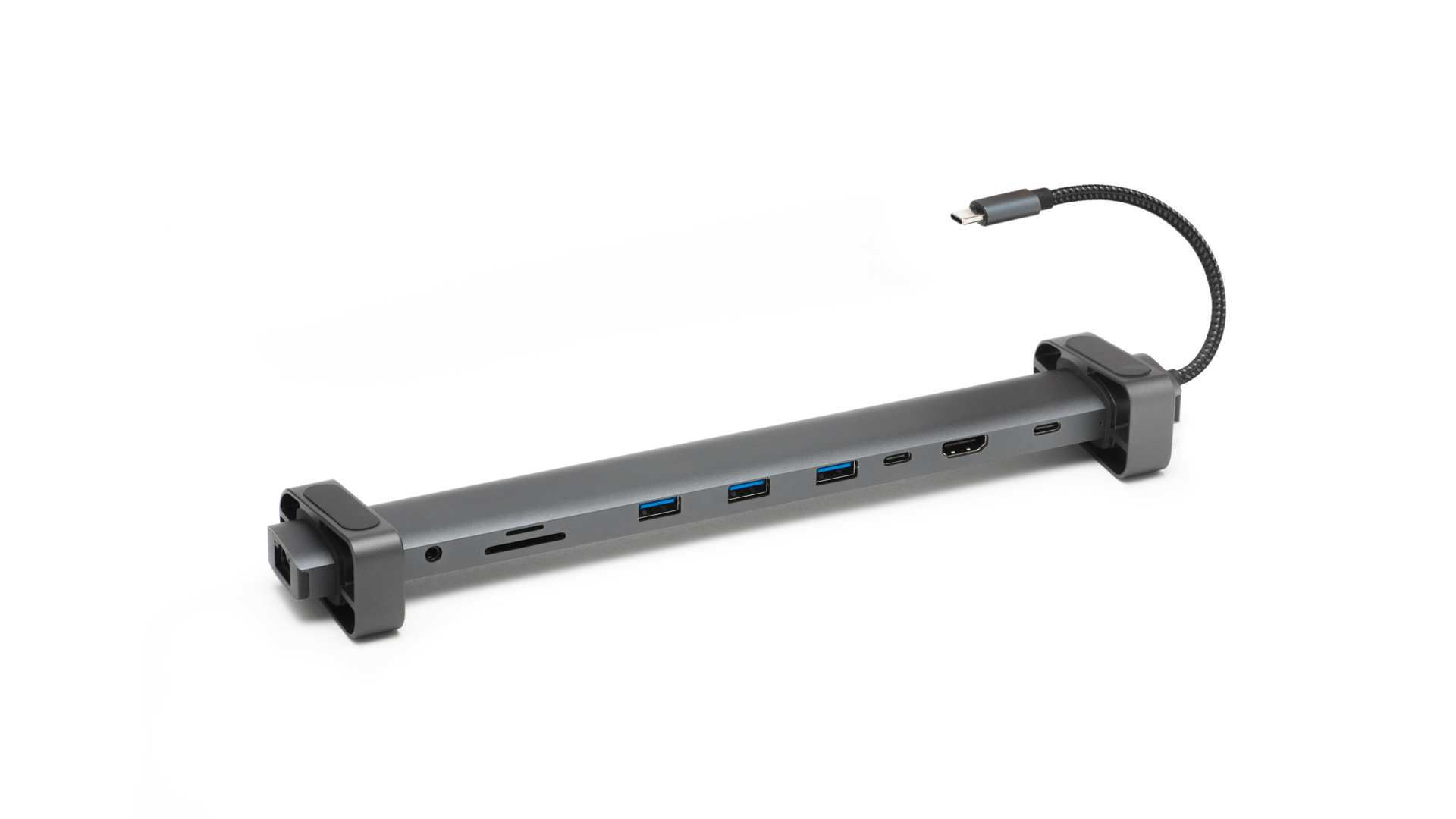 HUB USB-C/10 ports/Gris - Accessoire PC portable Bluestork - 0