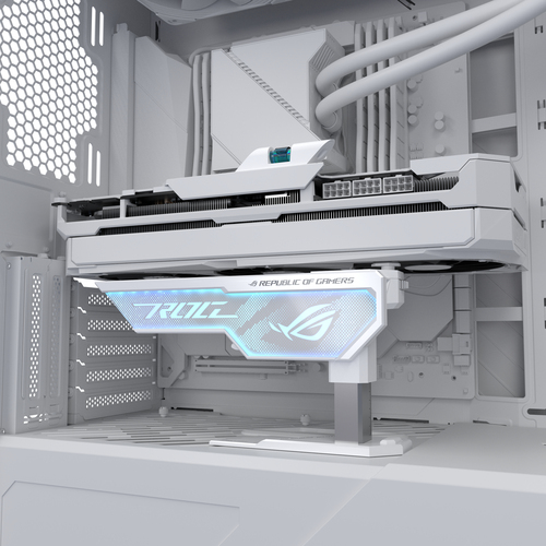 Asus XH01 ROG HERCULX Support carte graphique - Geforce RTX Série 40 - Blanc (90DA0023-B09000) - Achat / Vente Accessoire carte graphique sur grosbill.com - 4