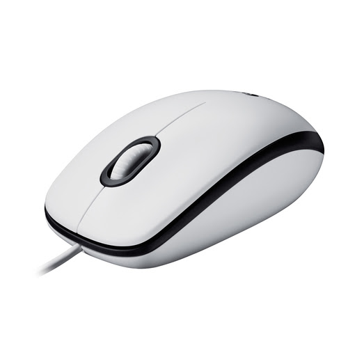 Logitech  MOUSE M100 - WHITE -