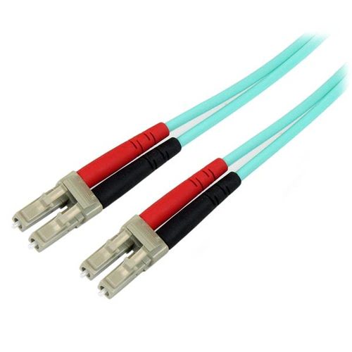 10m 10 Gb Aqua Fiber Patch Cable LC/LC - Achat / Vente sur grosbill.com - 0