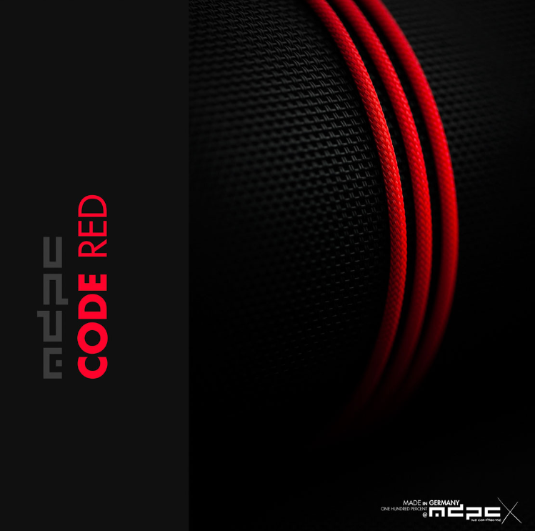 MDPC-X Code-Red Cable Sleeve XTC (SL-XTC-CR) - Achat / Vente Modding sur grosbill.com - 0