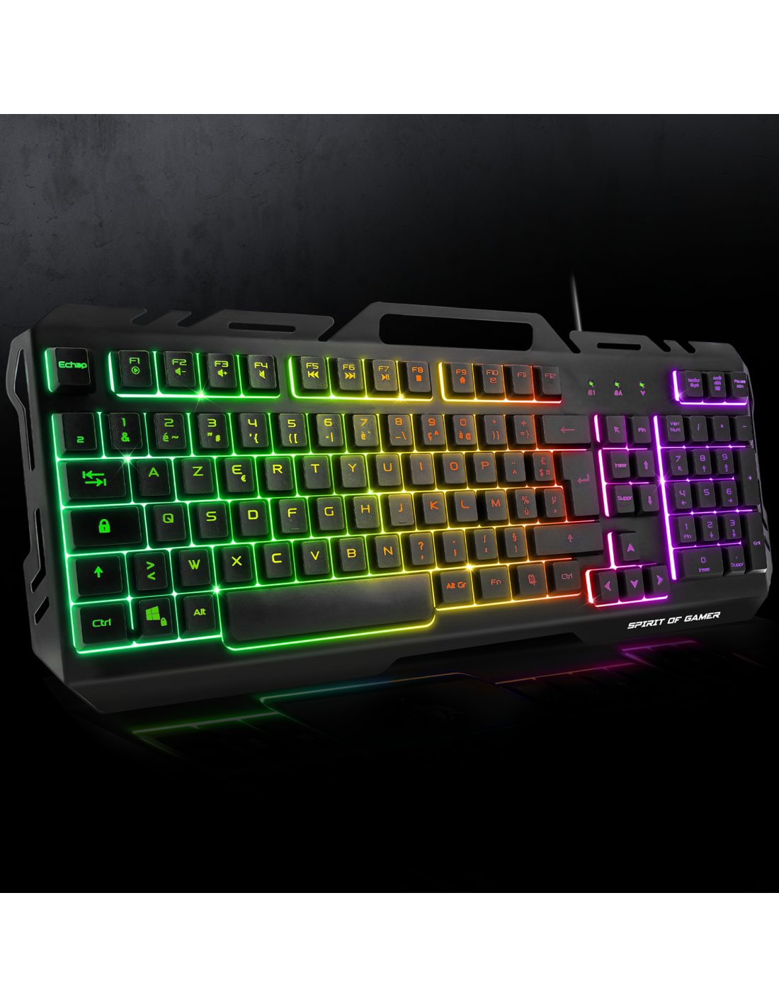 Spirit Of Gamer 4 en 1 Ultimate 300 - Clavier/Souris/Tapis/Casque (CLS-MKH300) - Achat / Vente Pack Peripheriques sur grosbill.com - 1