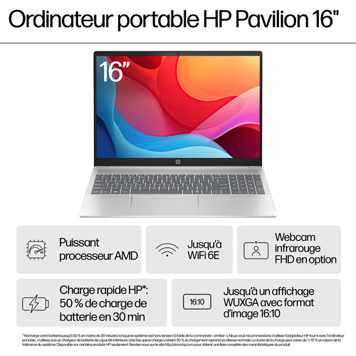 HP B13VBEA - PC portable HP - grosbill.com - 3