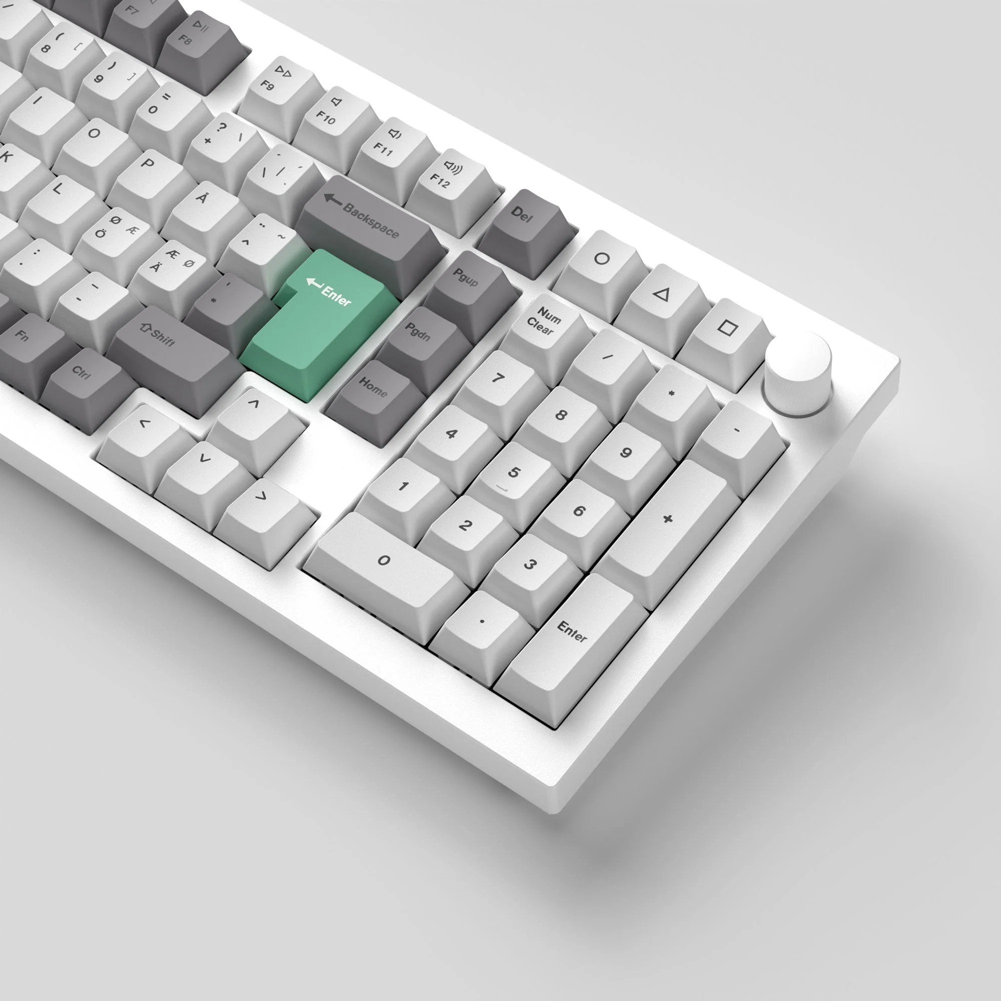 Keychron Set de touches - White Mint - Complet/ISO-FR/PBT (T61) - Achat / Vente Modding sur grosbill.com - 3