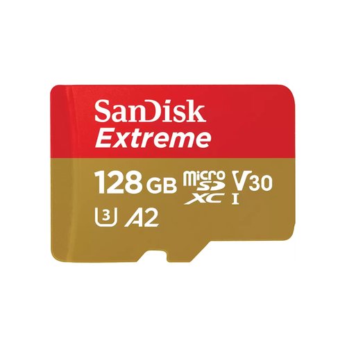 SanDisk Extreme microSDXC UHS I U3 128 Go Adaptateur SD
