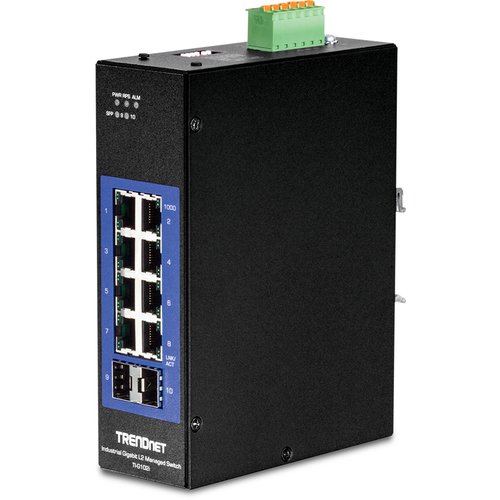 TrendNet 10-PORT IND.GB L2 MGD SWITCH