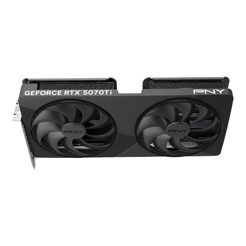PNY GeForce RTX 5070 Ti 16Go Slim Dual Fan Overclocked - Carte graphique - 11