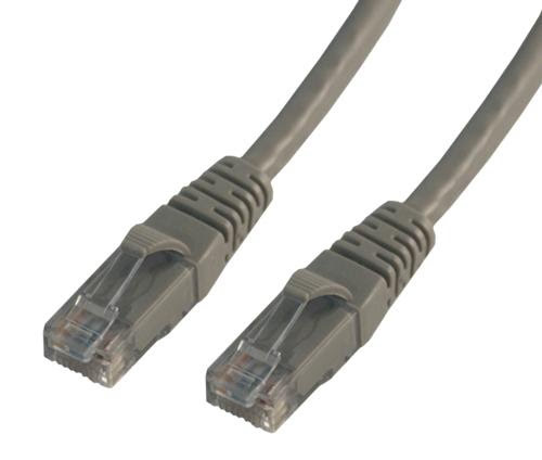 MCL Samar CAT6A U/UTP Patch cable - 3 m Grey