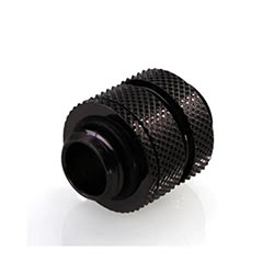 CONSTRUCTEUR Fitting Femelle/Femelle télescopique droit noir