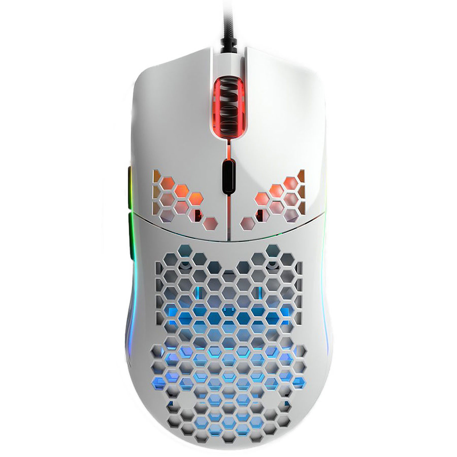 Glorious Model O- Minus (Blanc Brillant) - Souris PC Glorious - 0