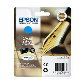 Cartouche d'encre Cyan 16XL - T1632 pour imprimante Jet d'encre Epson - 0