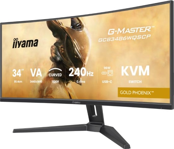 Iiyama 34 pouces  GCB3486WQSCP-B1 - Ecran PC Iiyama - grosbill.com - 1