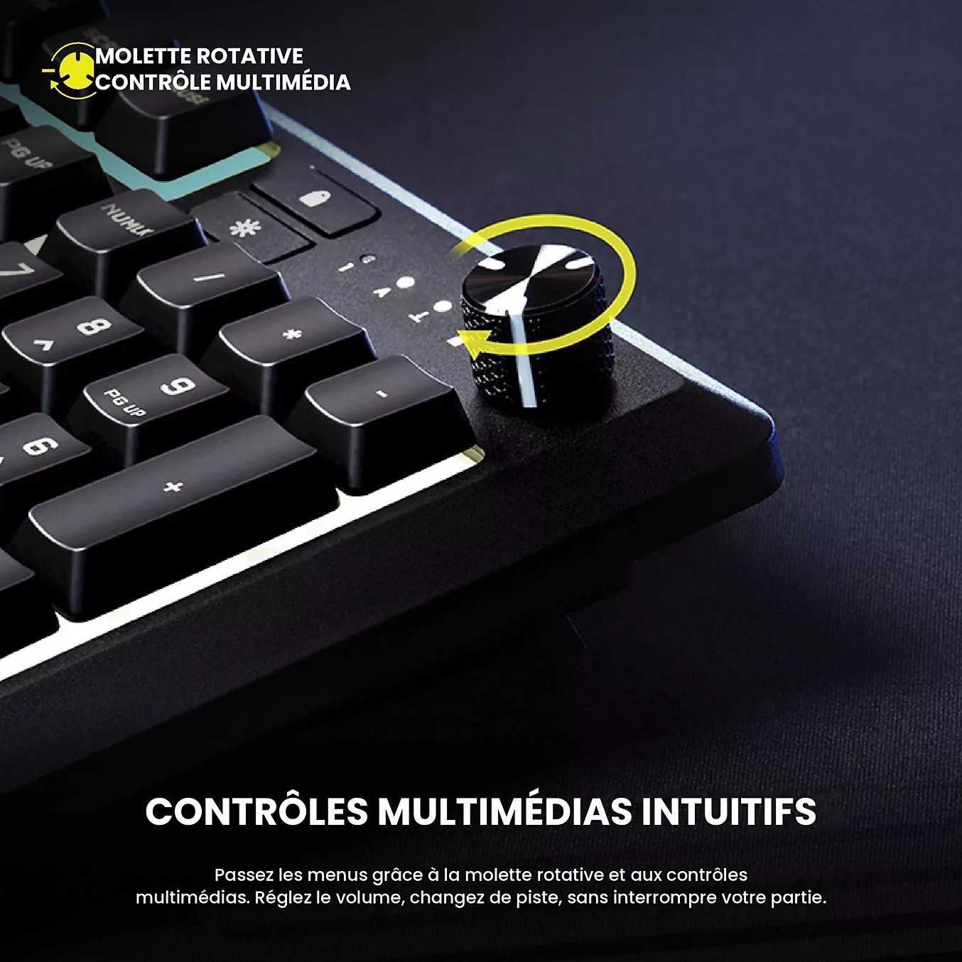 Corsair Skiff 100 Plus - Clavier PC Corsair - grosbill.com - 3