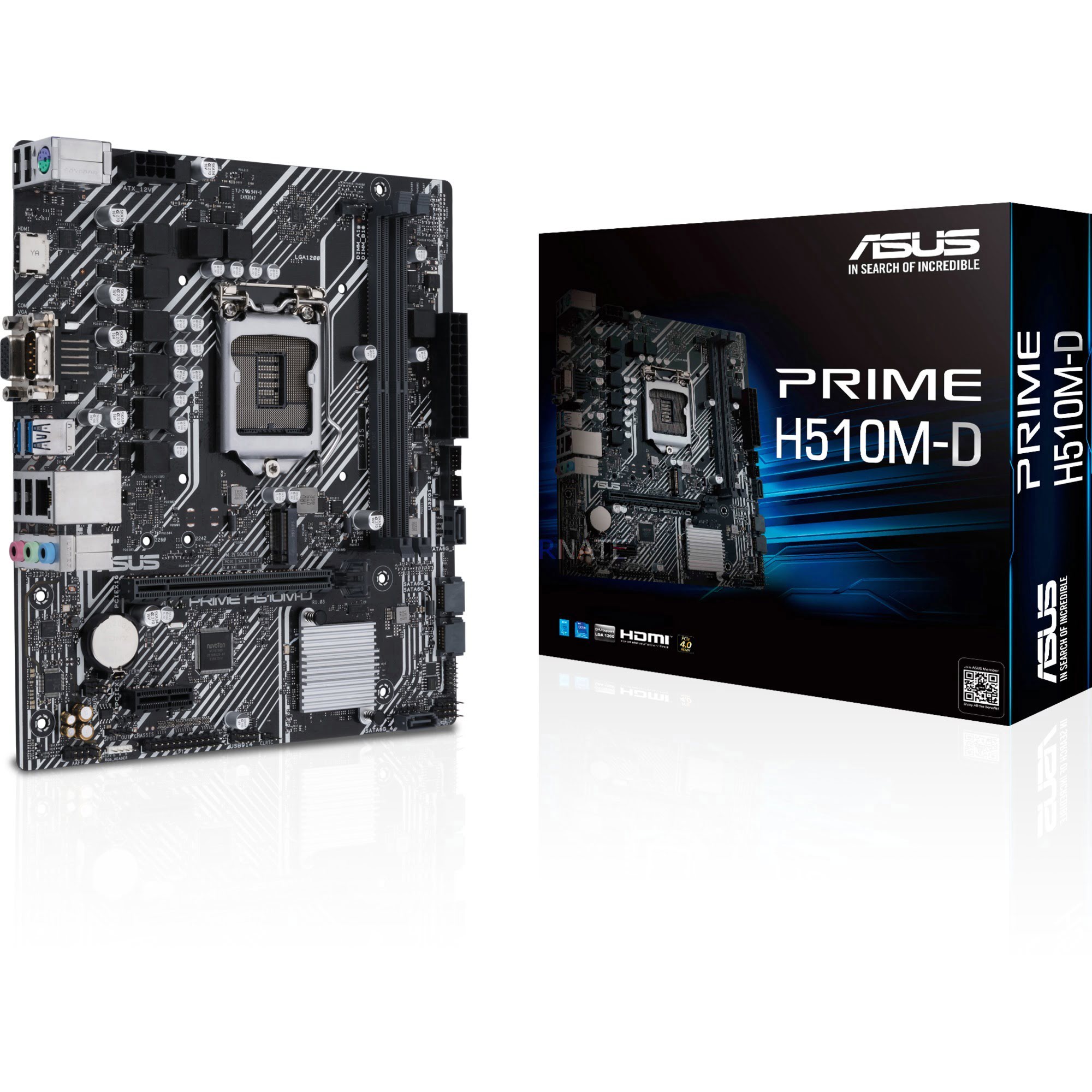 Asus PRIME H510M-A Micro-ATX  - Carte mère Asus - grosbill.com - 0