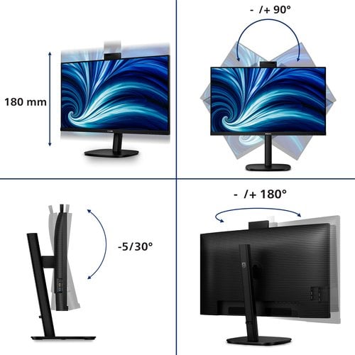 32B2U3601H 31.5"16:9 IPS WLED 2560x1440 - Achat / Vente sur grosbill.com - 3