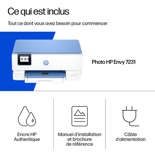 ENVY PHOTO 7231 AIO MFP 15/10 - Achat / Vente sur grosbill.com - 3