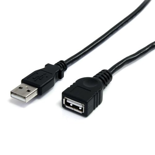 3m Black USB Extension Cable A to A - Achat / Vente sur grosbill.com - 0