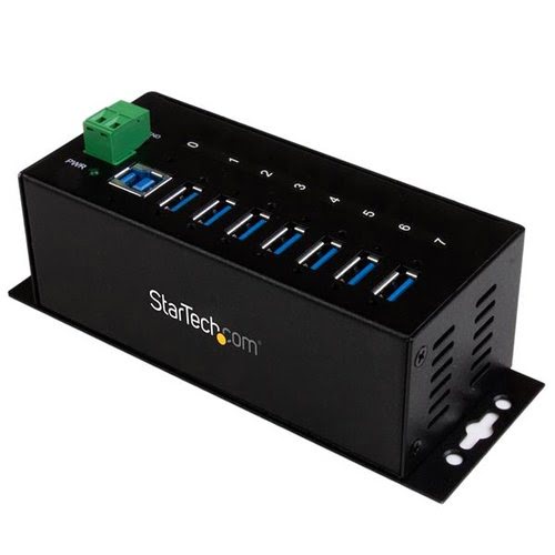 7 Port Industrial USB 3.0 Hub - Metal - Achat / Vente sur grosbill.com - 0