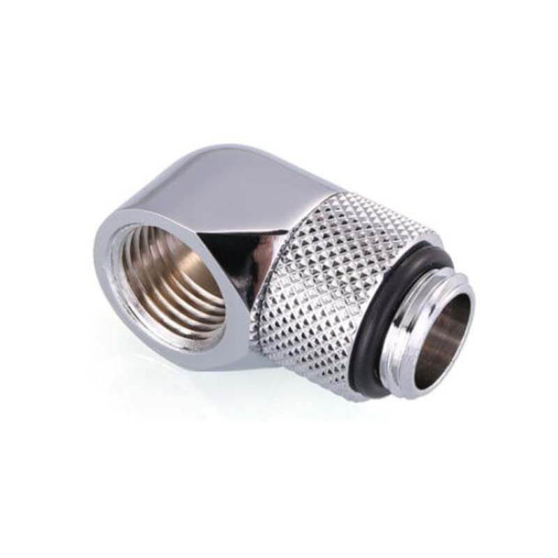 CONSTRUCTEUR Fitting coudé rotatif 90° argent - 14mm - Watercooling - 0