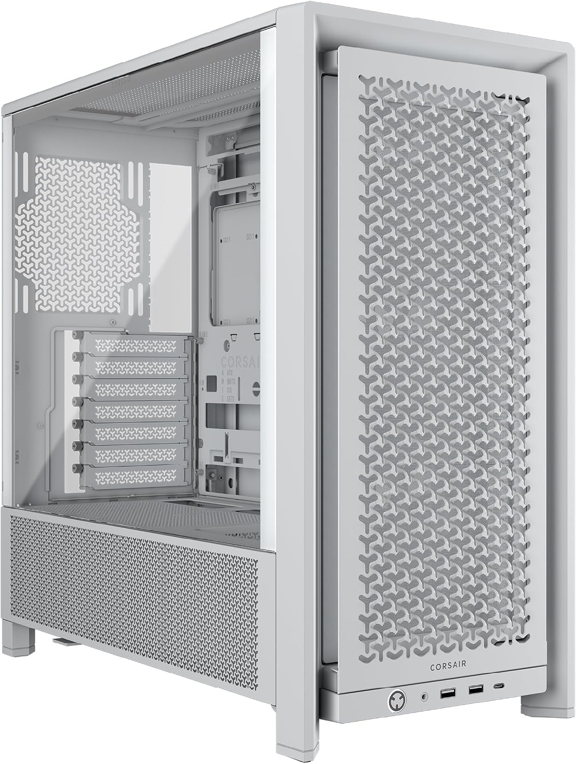 Corsair MT/Sans Alim/ATX Blanc - Boîtier PC Corsair - grosbill.com - 0