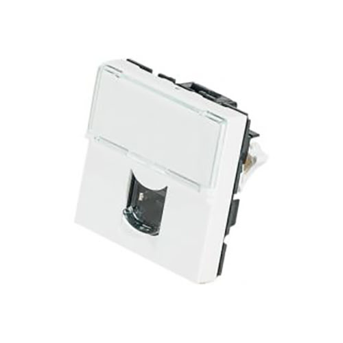Grosbill Plastron Mosaic 45x45 RJ45 Cat.6  (753283) - Achat / Vente Réseau divers sur grosbill.com - 0