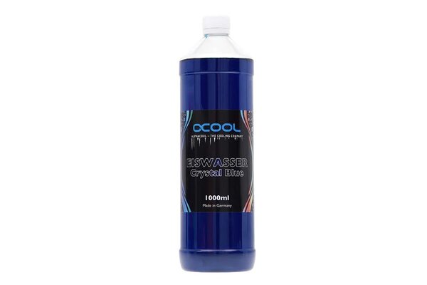 Alphacool Eiswasser Crystal bleu UV-actif - 1000ml