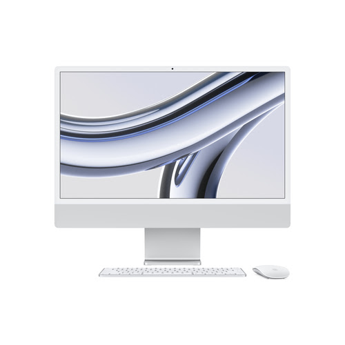 image produit Apple iMac Silver MQRJ3FN/A Grosbill