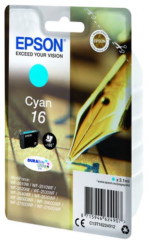 Epson - Cyan - C13T16224012 - Achat / Vente Consommable imprimante sur grosbill.com - 2